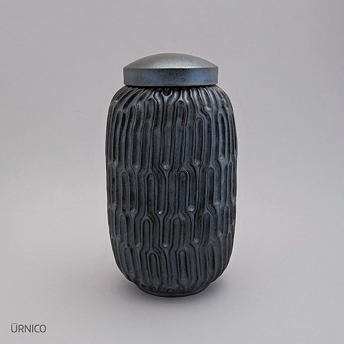 Ceramic Urn Loo 3,8l Rusty Anthracite