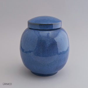 Ceramic Urn Bise 2,8l Light Blue