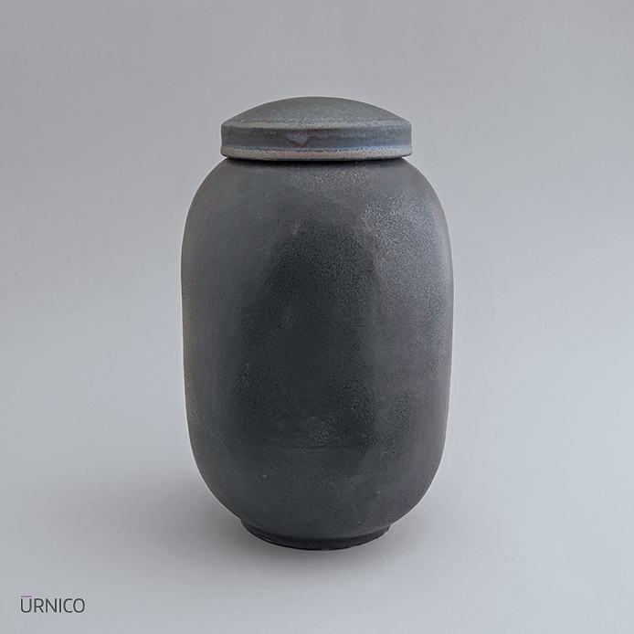 Ceramic Urn Bise 4,5l Rusty Anthracite