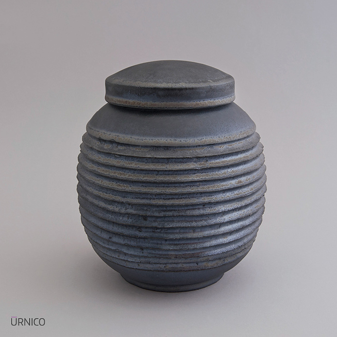 Ceramic Urn Breva 2,8l Rusty Anthracite
