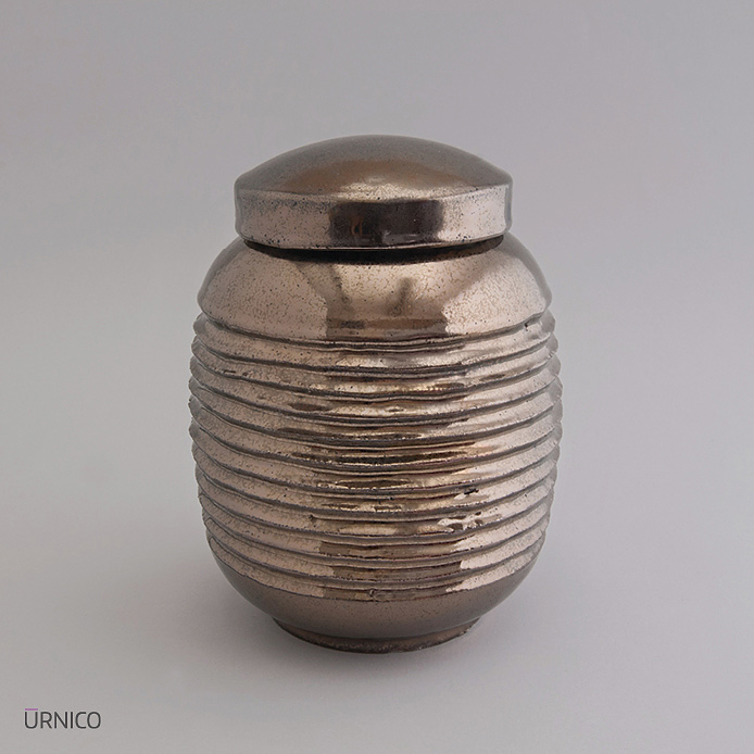 Ceramic Urn Breva 2l Gold Pepper