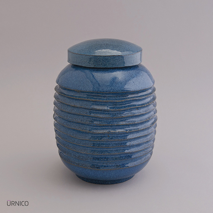 Ceramic Urn Breva 2l Light Blue