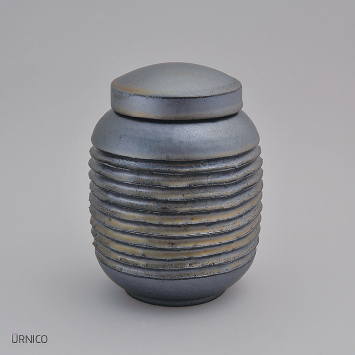 Ceramic Urn Breva 2l Rusty Anthracite