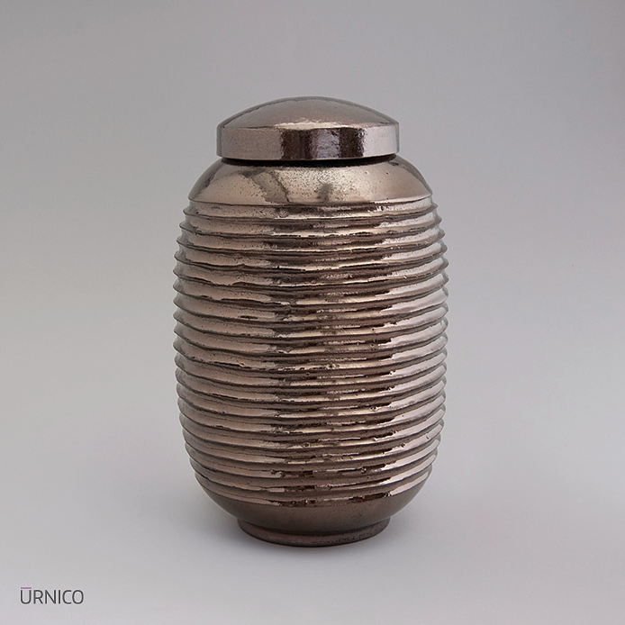 Ceramic Urn Breva 4,5l Gold Pepper