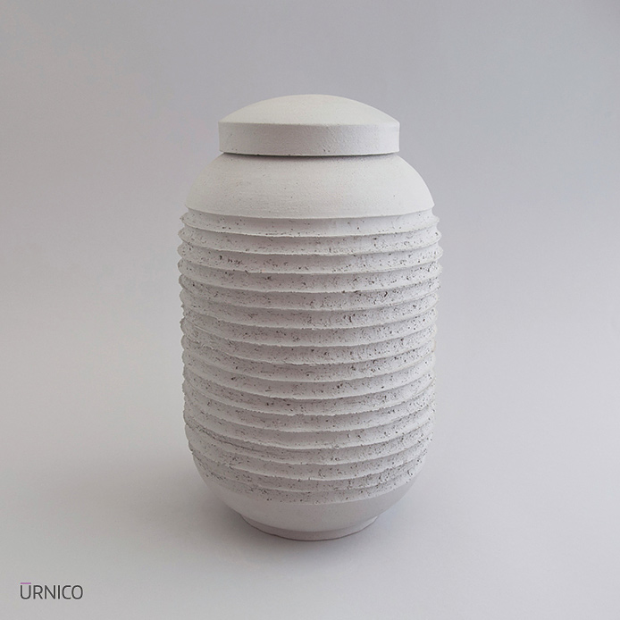 Ceramic Urn Breva 4,5l Raw AD