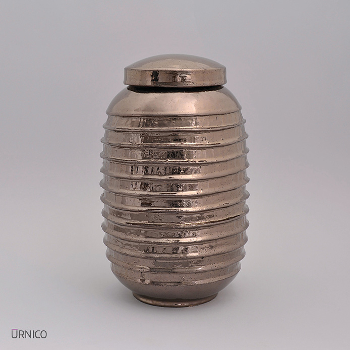 Ceramic Urn Breva Piu 4,5l Gold Pepper