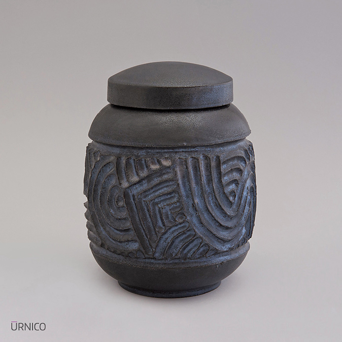 Ceramic Urn Buran 2l Rusty Anthracite