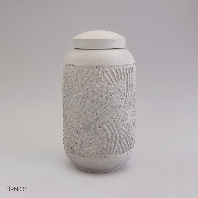 Ceramic Urn Buran 3,8l Raw AD
