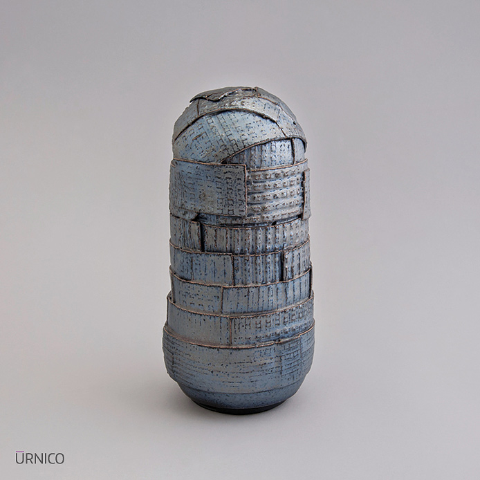 Ceramic Urn Cers Piu 1l Rusty Anthracite