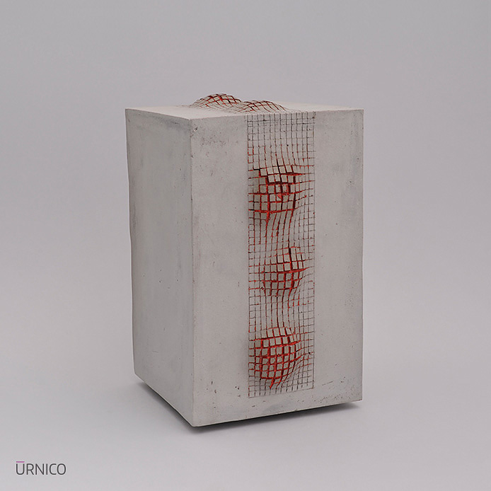 Ceramic Urn Gharbi 2l Raw AD