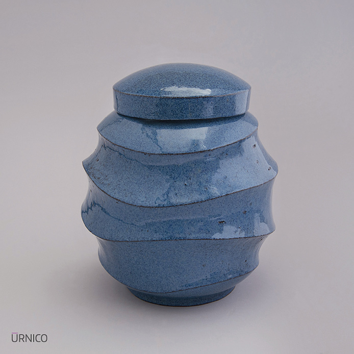 Ceramic Urn Karif 2,8l Light Blue