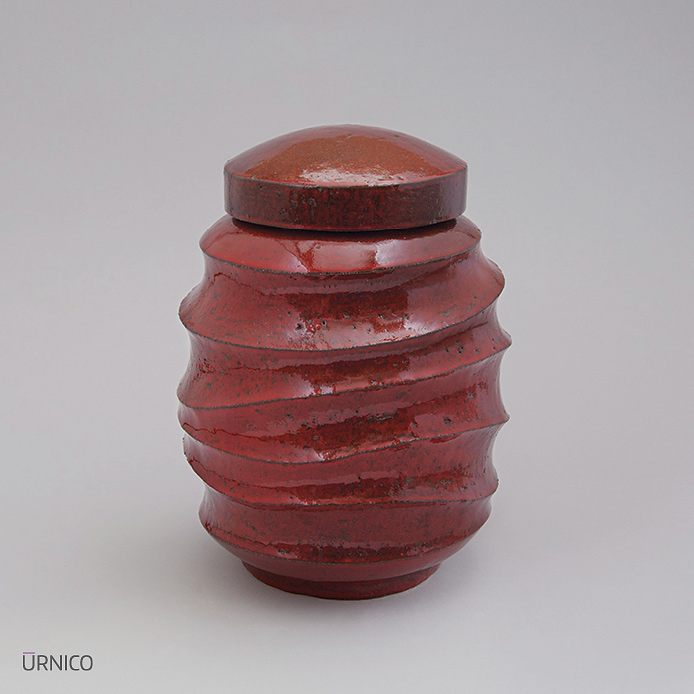 Ceramic Urn Karif 2l Red