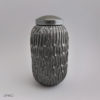 Ceramic Urn Loo 3,8l Grey Silver