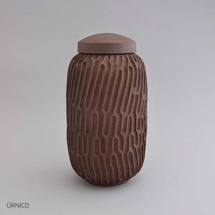 Ceramic Urn Loo 3,8l Raw AB