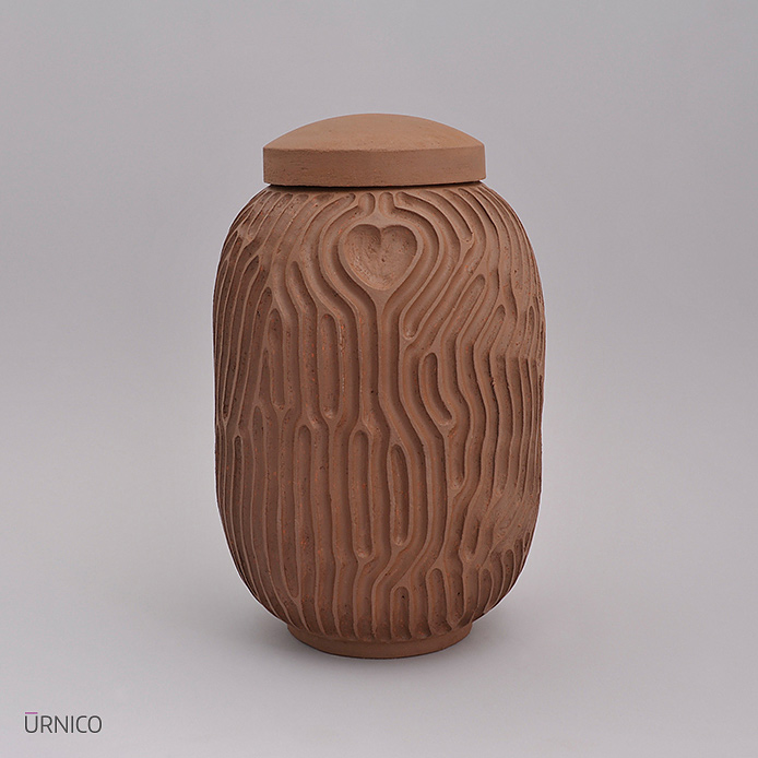 Ceramic Urn Loo 4,5l Raw AB