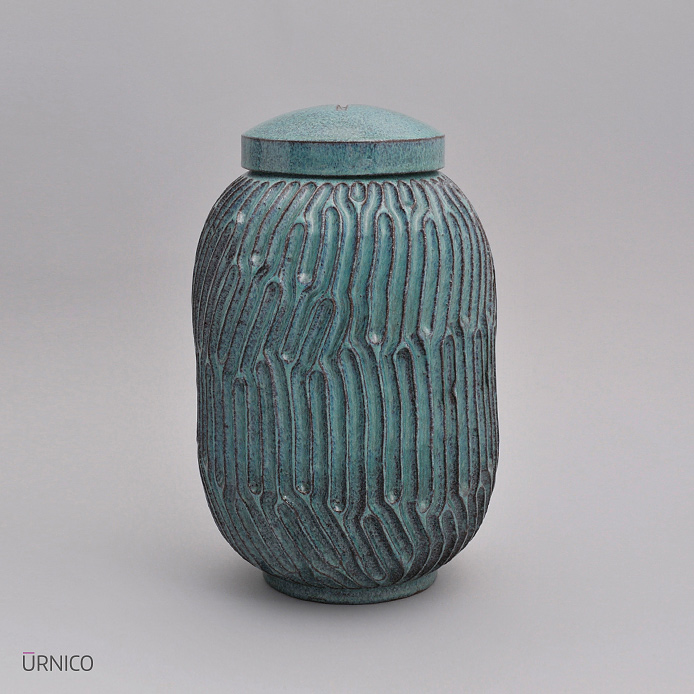 Ceramic Urn Loo 4,5l Turquoise