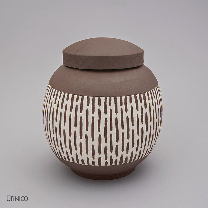 Ceramic Urn Solano 2,8l Raw AB