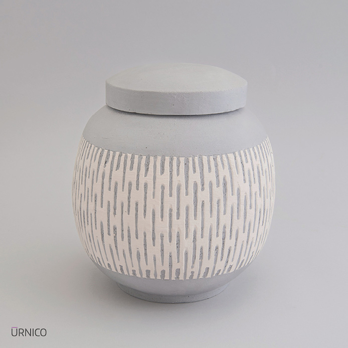 Ceramic Urn Solano 2,8l Raw AD