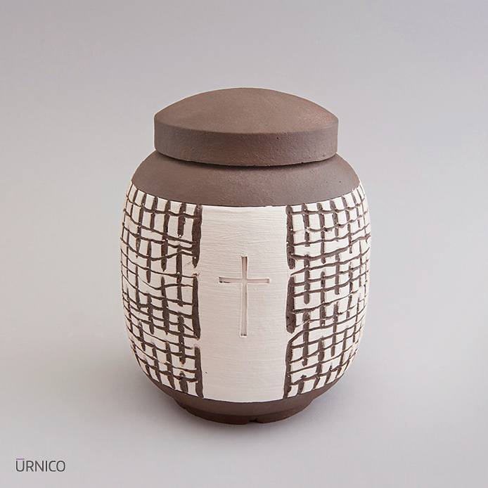 Ceramic Urn Solano Piu 2l Raw AB